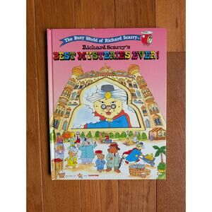 Richard Scarry's Best Mysteries Ever! First Edition 1998 Hard To Find